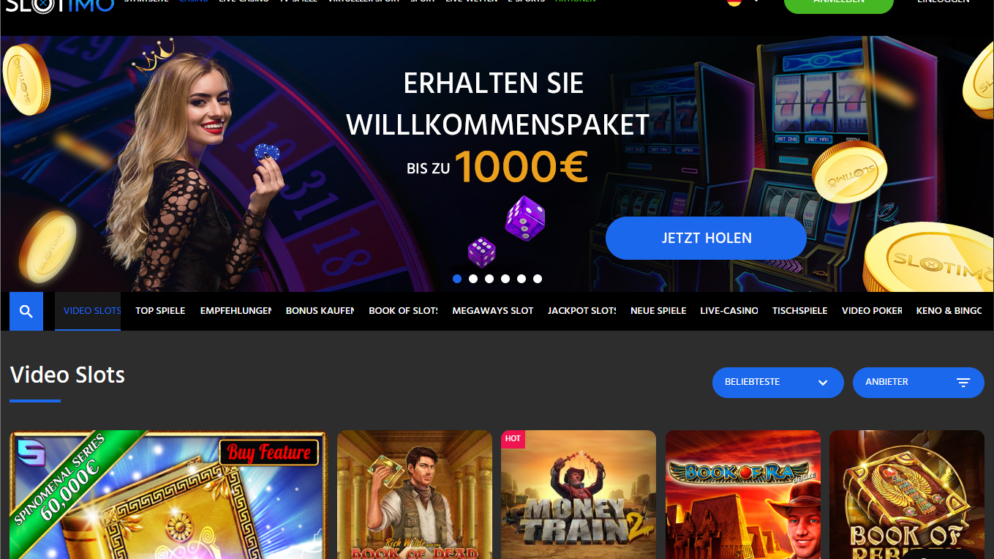 Reload Bonus von 50 Prozent im Slotimo Casino