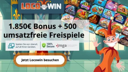 Geldjagd im Locowin Casino vom 6. bis 12. November