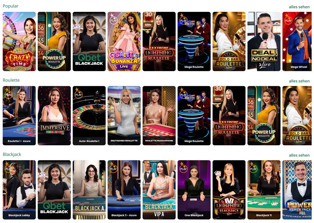 Qbet Live Casino