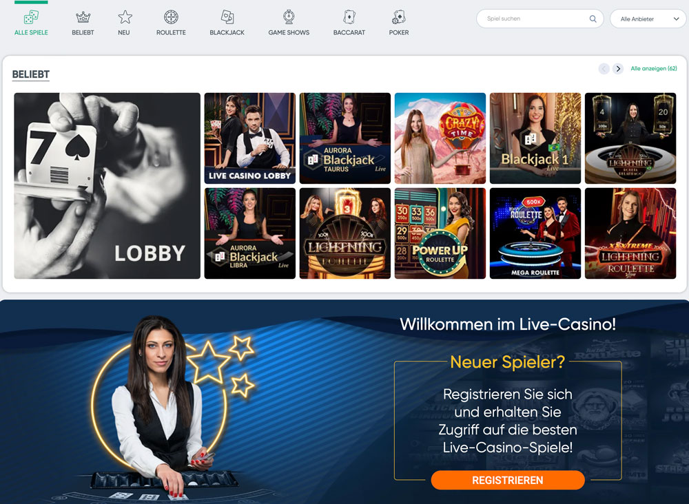 ivibet livecasino