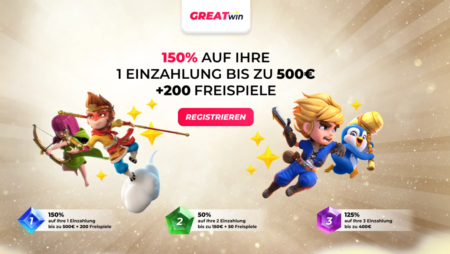 Roulette spielen bei GreatWin und attraktiven Bonus erhalten