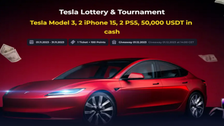 Tesla Model 3 – Turnier-Lotterie im CryptoLeo Casino