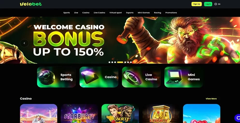 Attraktiver Begrüßungsbonus im Velobet Casino