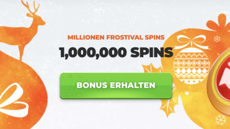 BetRiot Casino mit Millionen Frostival Spins