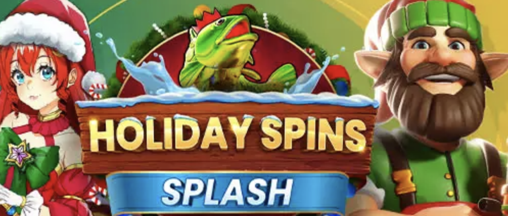 Weihnachtsurlaub mit Holiday Spins Splash bei Qbet